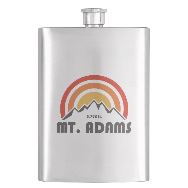 Mount Adams New Hampshire Flask (Front)