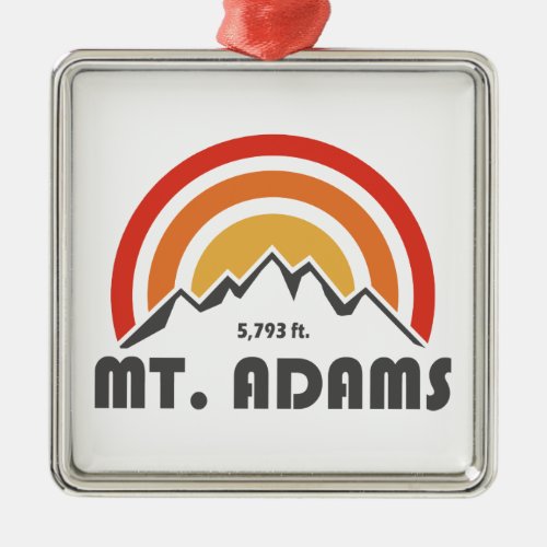 Mount Adams New Hampshire Metal Ornament