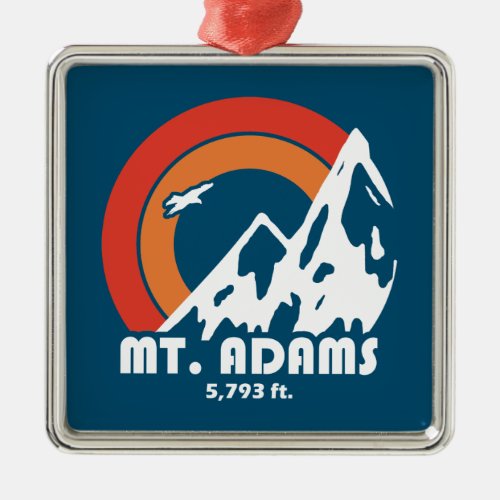 Mount Adams New Hampshire Sun Eagle Metal Ornament