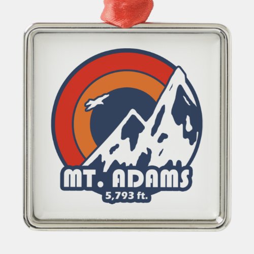 Mount Adams New Hampshire Sun Eagle Metal Ornament