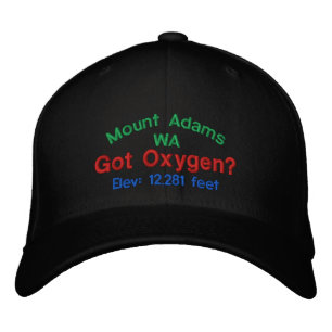 Mount Adams Washington Elevation Cap