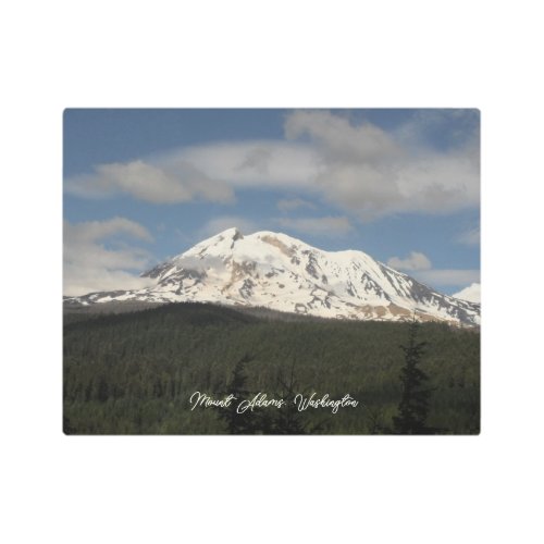 Mount Adams Washington Landscape Photo Metal Print