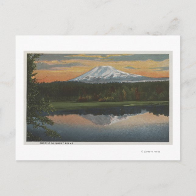Mount Adams, Washington - View of Mountain Postcard (Front)