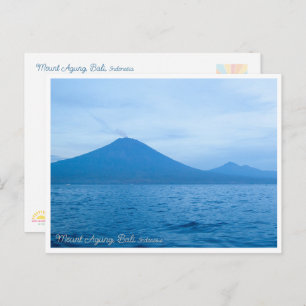 Mount Agung, Bali - Authentic Postcard