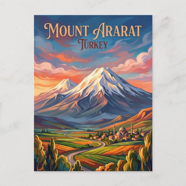 Mount Ararat Turkey Postcard (Front)