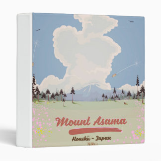 Mount Asama Honshū. 3 Ring Binder