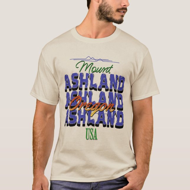 Mount Ashland, Oregon T-Shirt (Front)