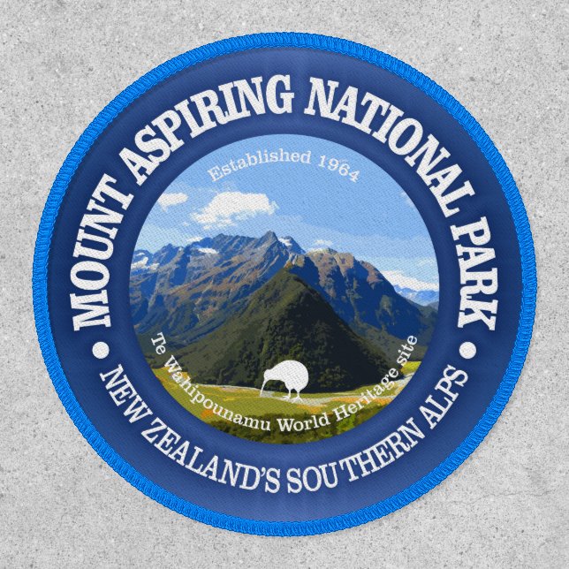 Mount Aspiring National Park  Patch (Front)