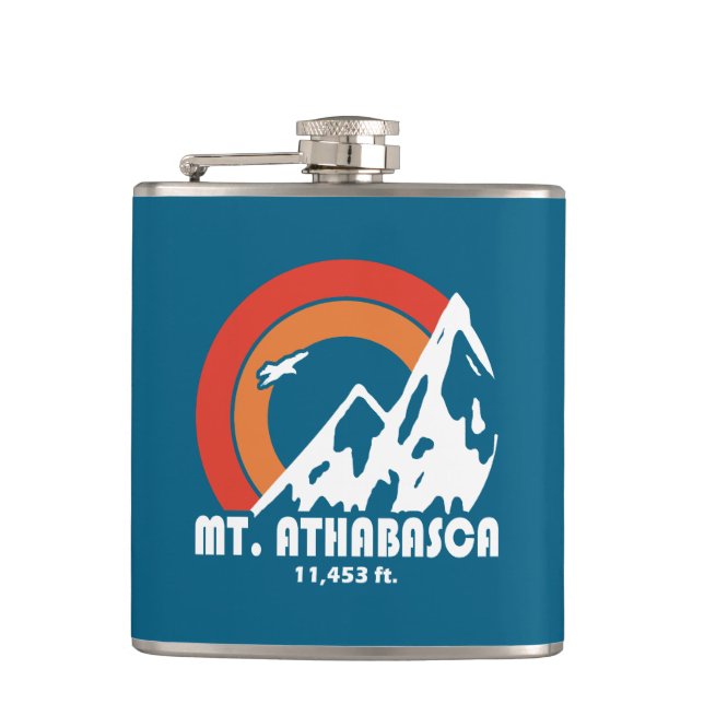 Mount Athabasca Sun Eagle Flask (Front)