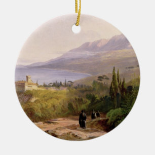 Mount Athos and the Monastery of Stavroniketes, 18 Ceramic Ornament