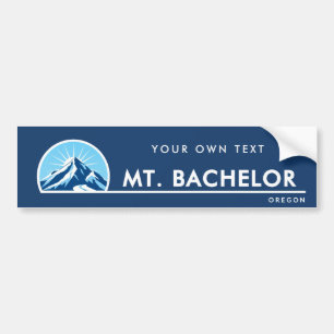 Mount Bachelor Oregon mountain ski resort Bumper Sticker