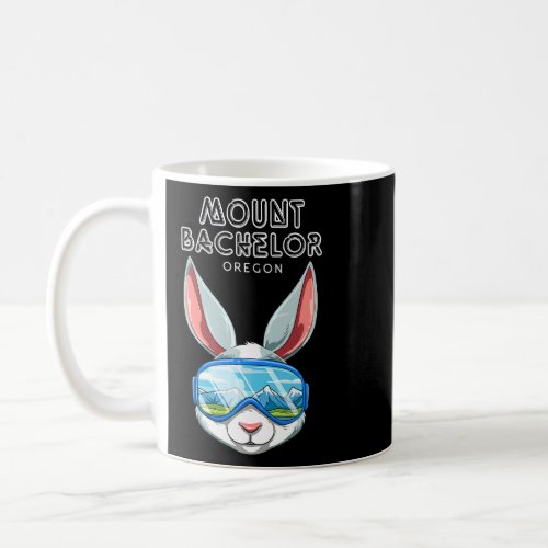 Mount Bachelor Oregon Usa Ski And Snowboard Rabbit Coffee Mug