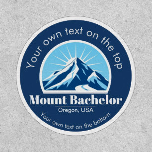 Mount Bachelor Oregon usa ski iron on Patch