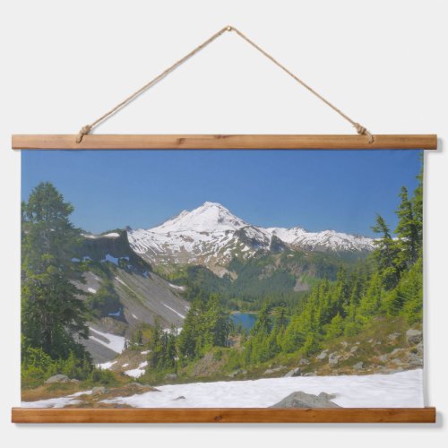 Mount Baker Alpine Mountain Landscape Photography Hanging Tapestry