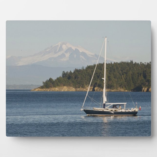 Mount Baker dominates landscape Plaque (Front)