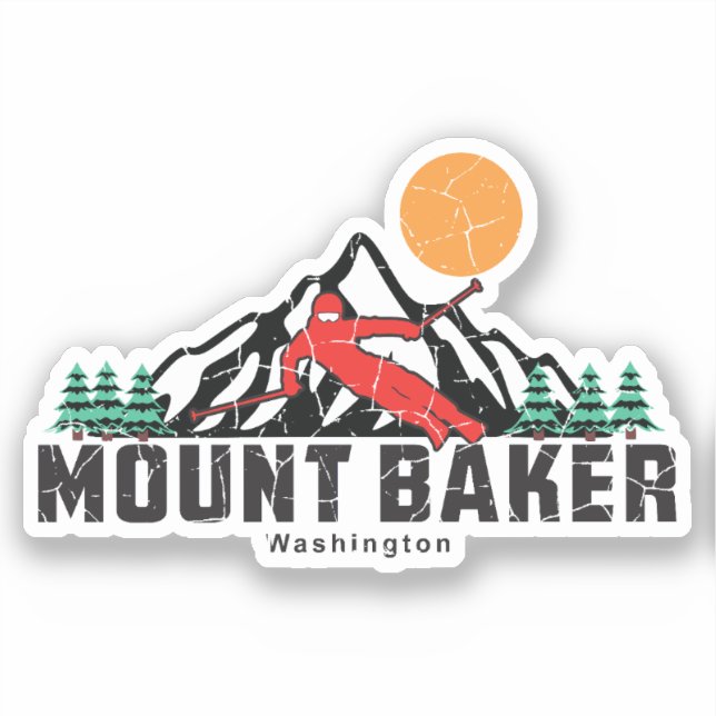 Mount Baker Ski Washington Sticker (Front)