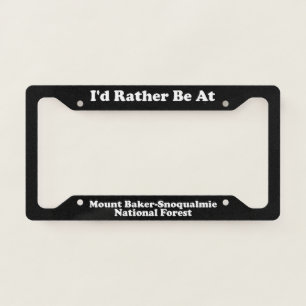 Mount Baker-Snoqualmie National Forest - LPF License Plate Frame