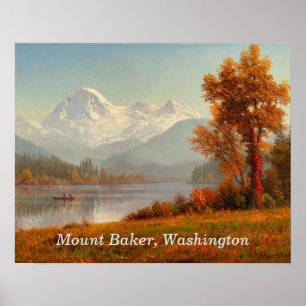 Mount Baker, Washington, fine art, Poster