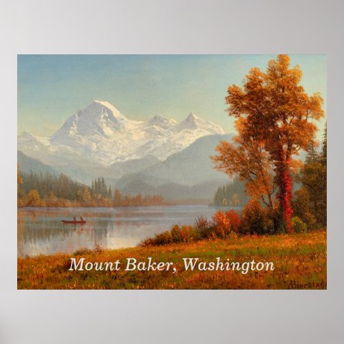 Mount Baker Washington fine art Poster
