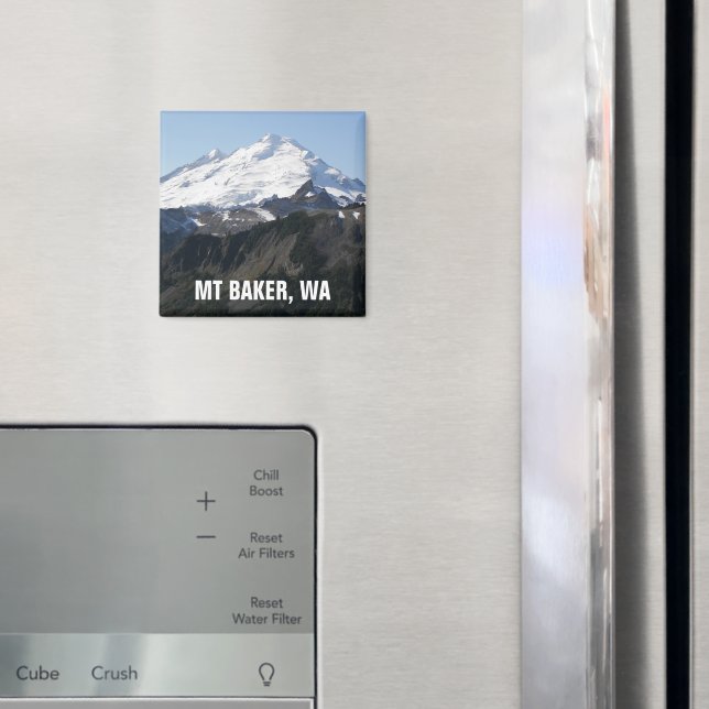 Mount Baker, Washington Landscape Magnet (In Situ (Fridge))