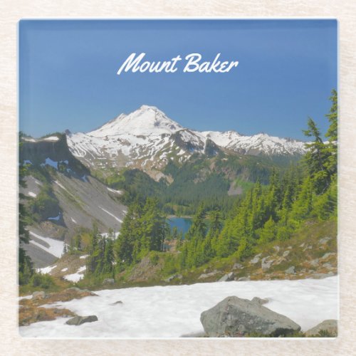 Mount Baker Washington Landscape Photo Coaster