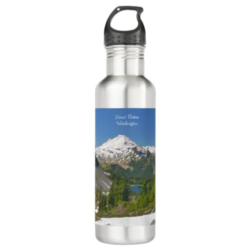 Mount Baker Washington Landscape Photo Stainless Steel Water Bottle