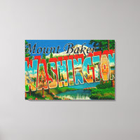 Mount Baker, Washington - Large Letter Scenes