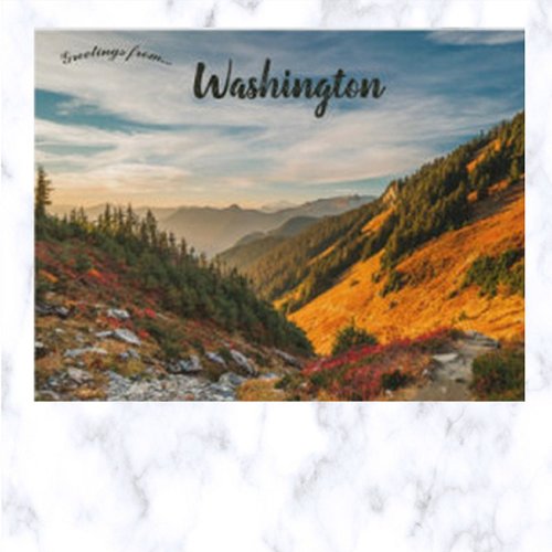 Mount Baker Washington USA Postcard