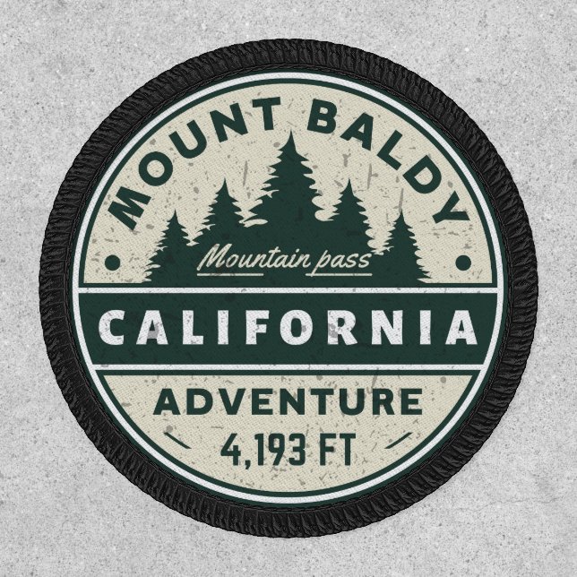 mount baldy Hiking, montana alpine pass Patch (Front)