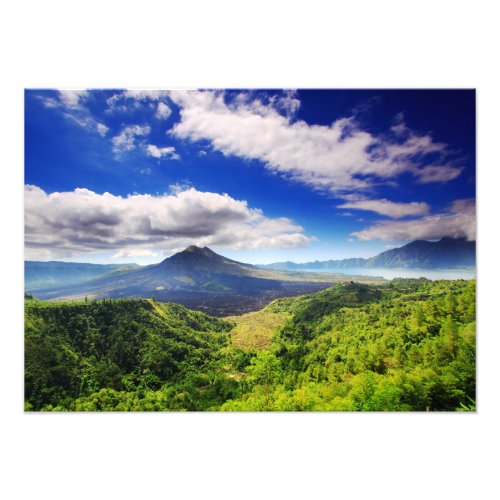 Mount Batur Volcano Photo Print