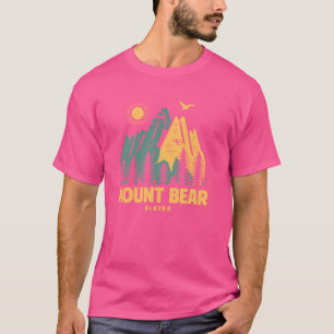 Mount Bear Mountains Alaska Hiking Outdoors Vintag T-Shirt