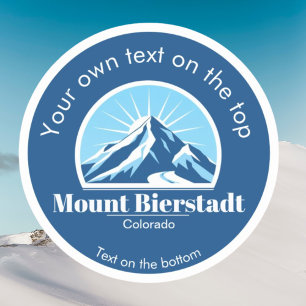 Mount Bierstadt Colorado ski hiking Sticker