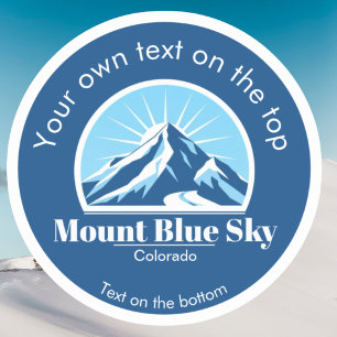 Mount Blue Sky Colorado ski hiking Sticker