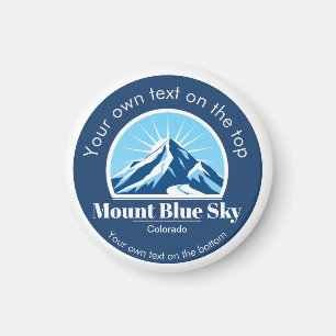 Mount Blue Sky Colorado ski resort souvenir Magnet