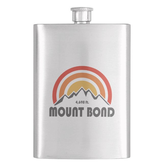Mount Bond New Hampshire Flask (Front)