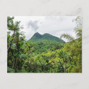 mount britton and el yunque landscape postcard