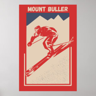 Mount Buller Victorian Alps Australia Ski Resort Poster