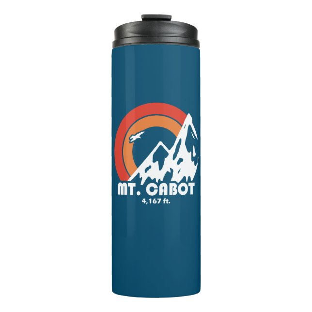 Mount Cabot New Hampshire Sun Eagle Thermal Tumbler (Front)