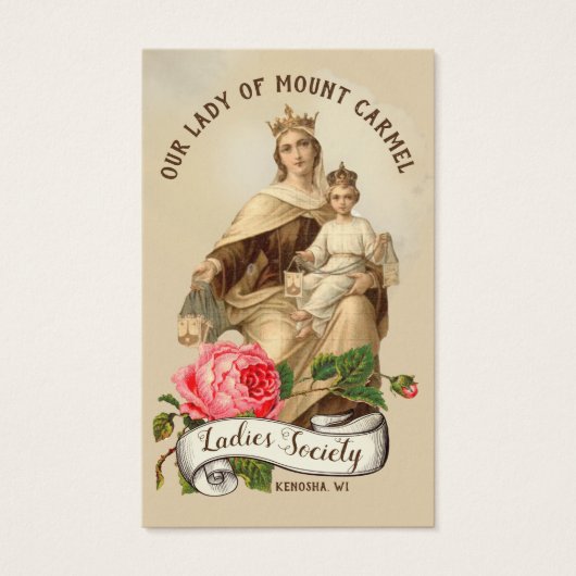 Mount Carmel Jesus Scapular Religious Prayer (Front)