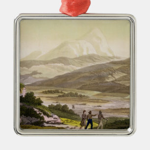Mount Cayambe, Ecuador, from 'Le Costume Ancien et Metal Ornament