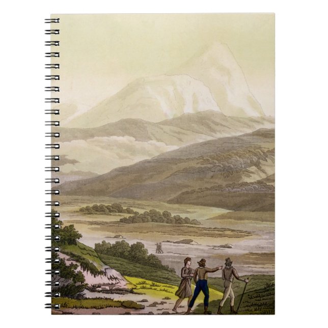 Mount Cayambe, Ecuador, from 'Le Costume Ancien et Notebook (Front)