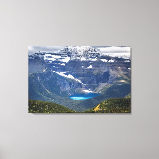 Mount Chapman & Lake Wurdeman Canvas Print (Front)