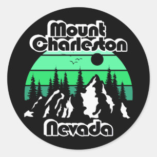 Mount Charleston Nevada Classic Round Sticker
