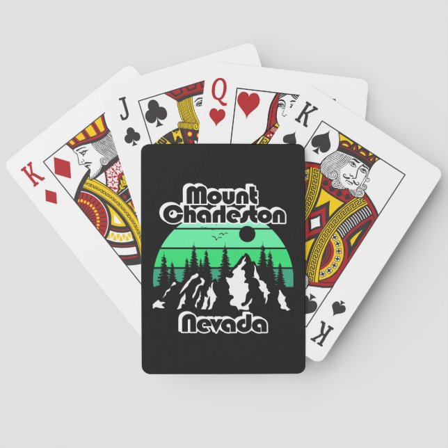 Mount Charleston Nevada Poker Cards (Back)