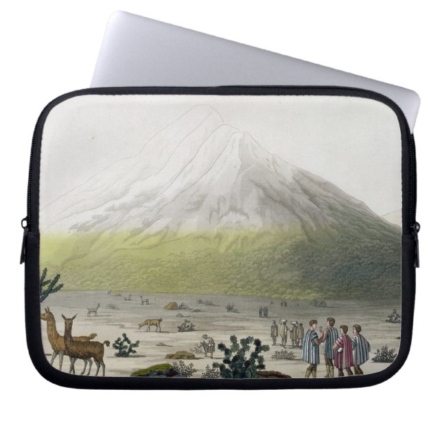 Mount Chimborazo, Ecuador, from 'Le Costume Ancien Laptop Sleeve (Front)