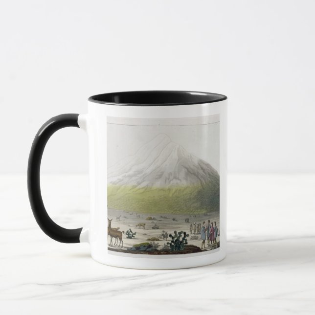 Mount Chimborazo, Ecuador, from 'Le Costume Ancien Mug (Left)
