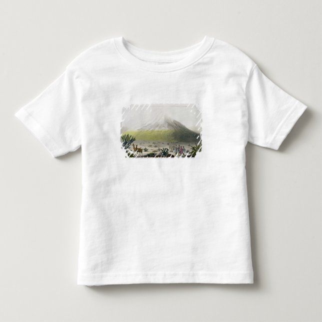 Mount Chimborazo, Ecuador, from 'Le Costume Ancien Toddler T-shirt (Front)