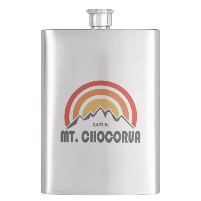 Mount Chocorua New Hampshire Flask (Front)