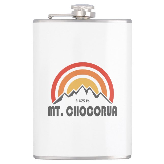 Mount Chocorua New Hampshire Flask (Front)