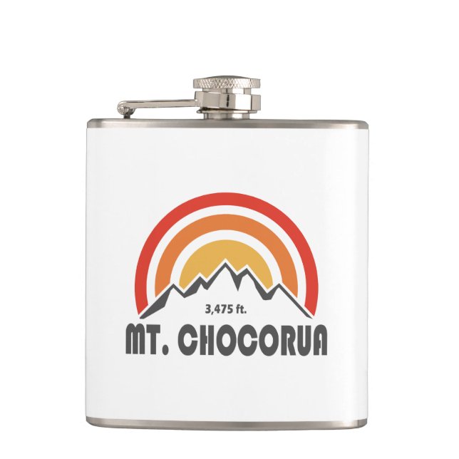Mount Chocorua New Hampshire Flask (Front)